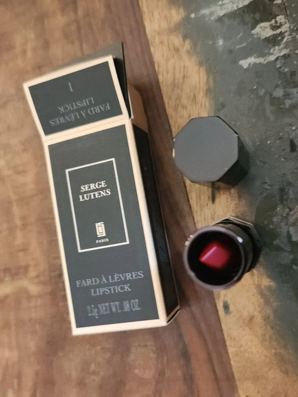 SERGE LUTENS Fard à lèvres Lipstick | Shade 1 - Mise à mort | NEW IN BOX